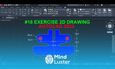 AutoCAD 2D Exercise 18