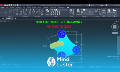 AutoCAD 2D Exercise 20