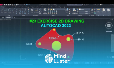 AutoCAD 2D Exercise 23
