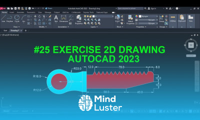AutoCAD 2D Exercise 25