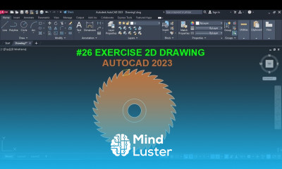 AutoCAD 2D Exercise 26