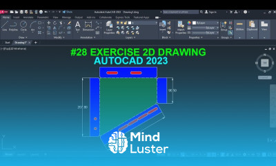 AutoCAD 2D Exercise 28