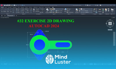 AutoCAD 2D Exercise 32