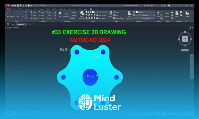 AutoCAD 2D Exercise 33