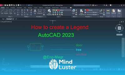 How to create a Legend In AutoCAD 2023