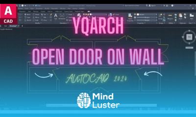 YQArch Open door on wall