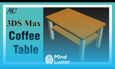 Coffee table on 3ds Max