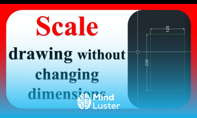 Scale Drawing AutoCAD without changing dimensions