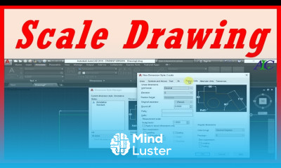 Scale drawing without changing dimensions