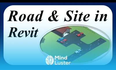 Road and site plan in Revit