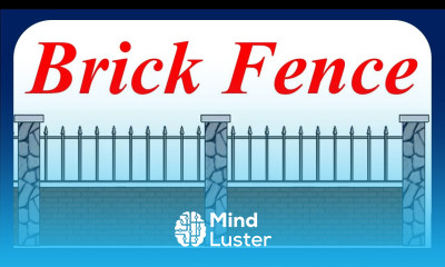 Modern Brick Fence as Railing on Revit 2022