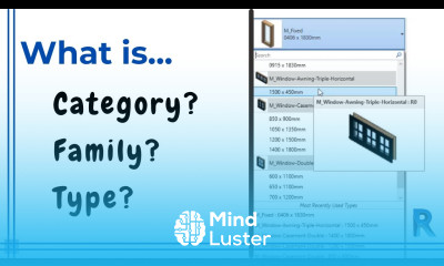 Revit Weekly tip What is category family and type
