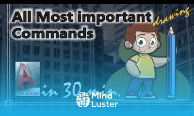 Autocad The Most Important Drawing Commands Explained in 30 minutes Part 1