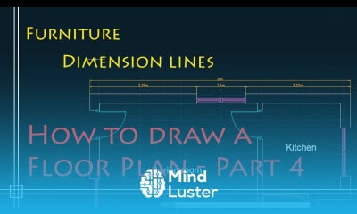 AutoCAD 2D Basics – Tutorial to draw a simple floor plan Fast and effective PART 4