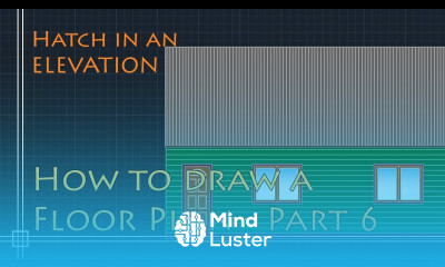 AutoCAD 2D Basics Tutorial to draw a floor plan fast and effective PART 6 Hatch