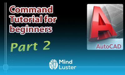 Autocad 2018 Command Tutorial for beginners PART 2