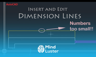 AutoCAD Basics Edit Dimensions Simple Tutorial PART 1
