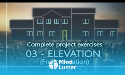 Autocad Complete tutorial for beginners Front Elevation Exercise 3