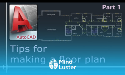 Autocad 2019 Tutorial for beginners tips do draw a floor plan Part 1