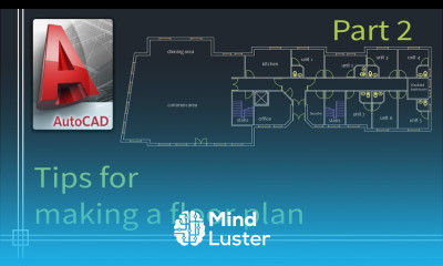 Autocad 2019 Tutorial for beginners tips do draw a floor plan Part 2