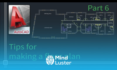 Autocad 2019 Tutorial for beginners tips do draw a floor plan Part 6