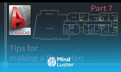 Autocad 2019 Tutorial for beginners tips do draw a floor plan Part 7