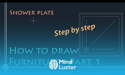 Autocad 2D Basics Tutorial to draw floor plan Furniture PART 1
