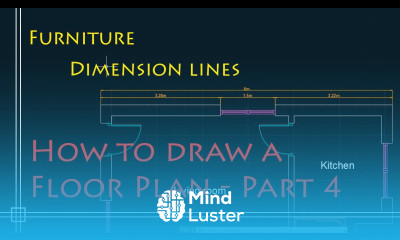 AutoCAD 2D Basics – Tutorial to draw a simple floor plan Fast and effective PART 4