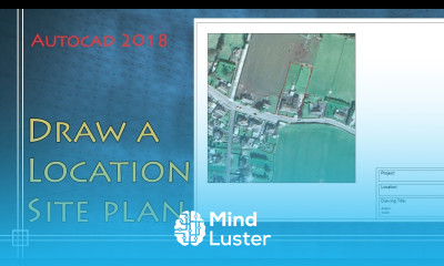 Autocad 2018 How to draw a Location Site Plan
