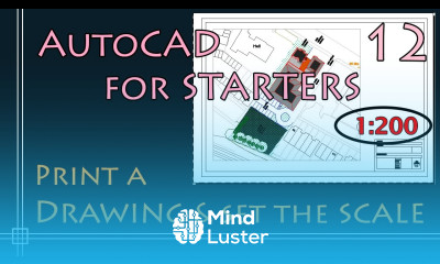 AutoCAD 2D How to Scale a drawing PART 2 Printing using Layout