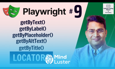 Playwright Tutorial 9 getByText getByLabel getByPlaceholder AltText and Title