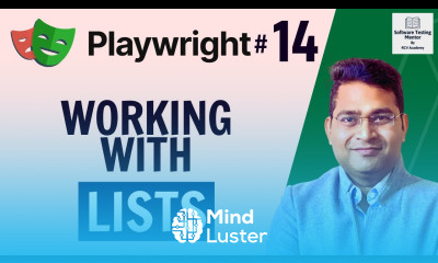 Playwright Tutorial 14 Working with List Items in Playwright