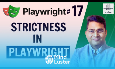 Playwright Tutorial 17 Strict mode Violation Strictness in Playwright