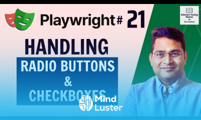 Playwright Tutorial 21 How to Handle Radio Buttons and Checkboxes