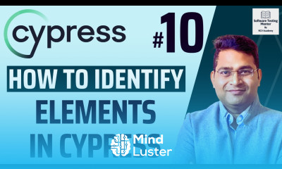Cypress Tutorial 10 How to Identify Webelements in Cypress