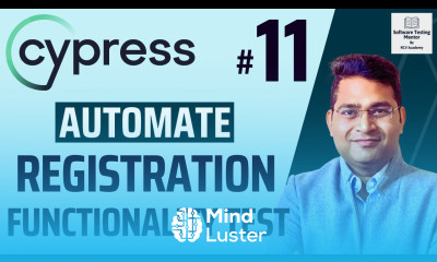 Cypress Tutorial 11 Automate Registration Functionality Test Case