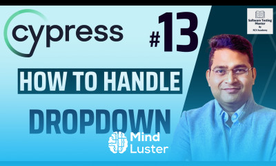 Cypress Tutorial 13 how to handle Dropdown in Cypress