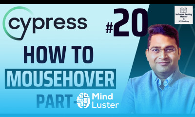 Cypress Tutorial 20 How to Mouseover in Cypress Part 1