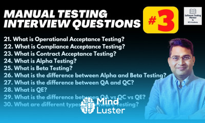 Manual Testing Interview Questions and Answers with Examples Part 3