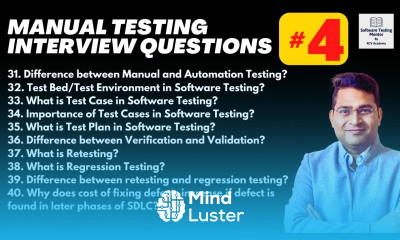 Manual Testing Interview Questions and Answers with Examples Part 4