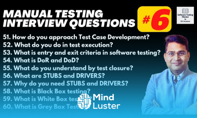 Manual Testing Interview Questions and Answers with Examples Part 6