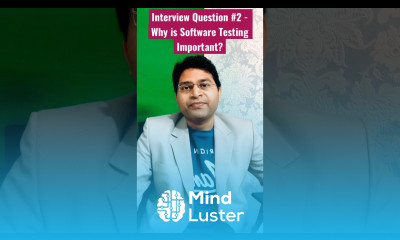 Why is Software Testing Important Software Testing Interview Question 2 shorts