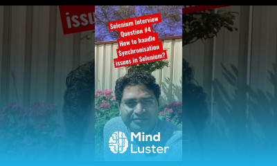 How to Handle Synchronisation Issues in Selenium Selenium Interview Questions and Answers shorts