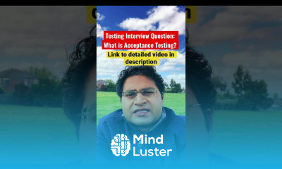 What is Acceptance Testing Software testing interview Questions and Answers shorts