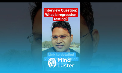 What is Regression Testing Software testing interview Questions shorts