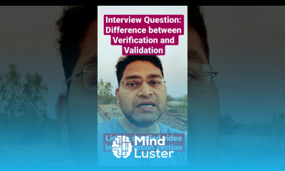 What is difference between Verification and Validation Software testing Interview Question shorts