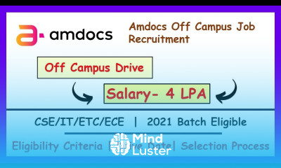 Amdocs Off Campus drive 2022 Amdocs Job Recruitment Amdocs Off Campus Recruitment Amdocs 2