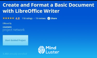 Create and Format a Basic Document with LibreOffice Writer Coursera All Quiz Answers