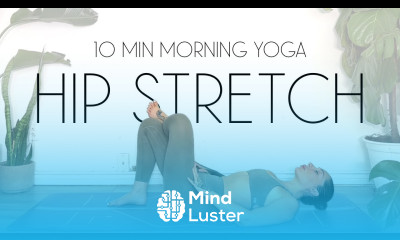 10 Min Morning Yoga Hip Stretch for Tension Relief DAY 5