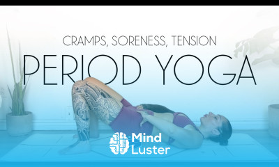 PERIOD YOGA with an Optional Block Yoga for Cramps Soreness Lower Body Aches